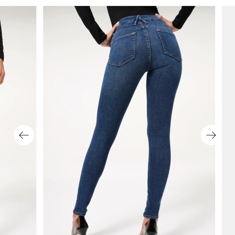 Good American good legs skinny stretch jeans. Never worn .‎ 99 retail - Picture 4 of 12